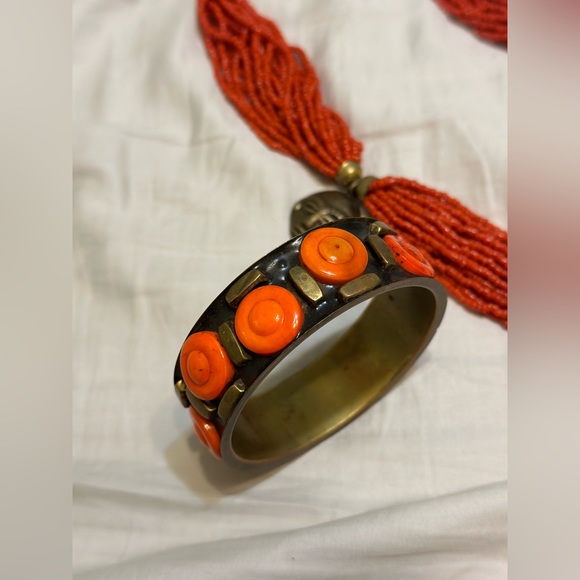 Tibetan necklace and bracelet. - Picture 5 of 5